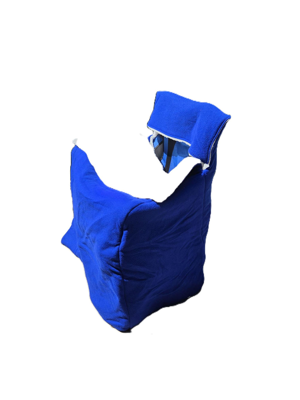 Blue Polar Fleece with White Sherpa