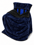 Navy Faux Fur with Black Sherpa