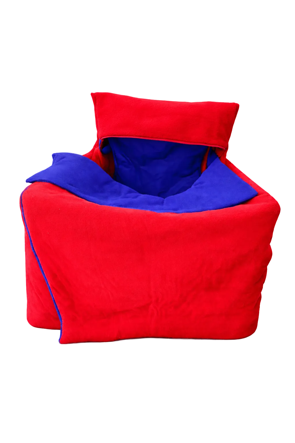 Red and Blue Polar Fleece